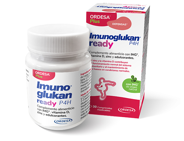 Imunoglukan P4H<sup>&reg;</sup>comprimidos masticables